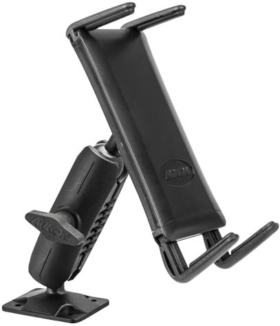 ARKON Resistente Taladro Soporte de Base para Nota 5 Galaxy Tab 7.0 8.0 iPhone 7 6s 6 Plus iPad Mini al por Menor Negro