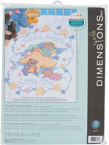 Dimensions Quilt-Set Kreuzstich (inkl. Vorlage, Nadel und Anleitung), Twinkle