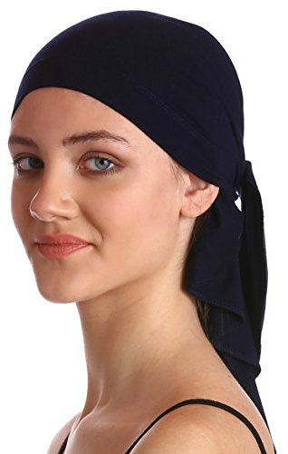 Deresina Headwear Unisex Extra grobes Bambus Bandana, Multifunktionale Kopfbedeckung, Bambus Chemo Kopftuch, weich dreieckiges Bandanas (Shwarz)