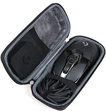 Hard EVA Travel Case for Logitech G900 Chaos Spectrum Professional Grade Wired/Wireless Gaming Mouse by Hermitshell
