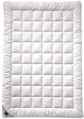 billerbeck Sommer-Bettdecke | Lanadorm | 155 x 220 cm | Naturdecke | Wärmestufe leicht | 100 % Schafschurwolle
