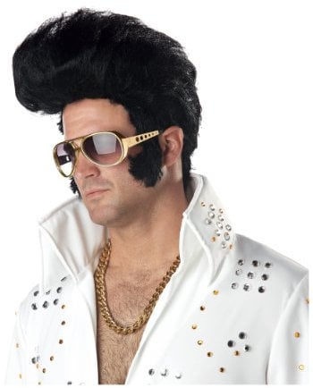 Rock n Roll Black Wig