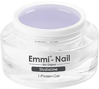 Emmi Nail Studioline 1-Phasen-Gel | LED UV All-In-One Gel | Grundierung, Aufbau & Versiegelung | Aufbaugel für Gelnägel | Mittelviskoses UV Gel | Selbstglättend & vegan | Haftgel für Gelnägel | 30ml