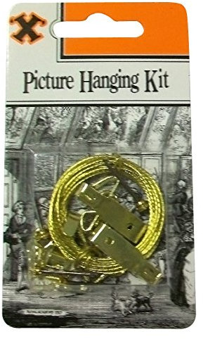 X Picture Kit 4 hooks/3m Wire, Blister Pack - 12880