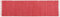 Theko Happy Cotton Teppich, 100% Baumwolle, Rot, 70 cm x 250 cm