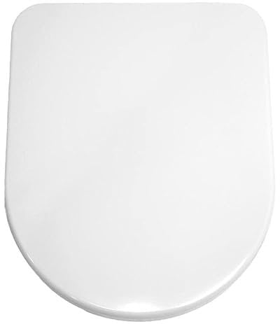 Gala marina - Asiento marina con caida amortiguado para inodoro blanco , 45 x 6 x 38 cm