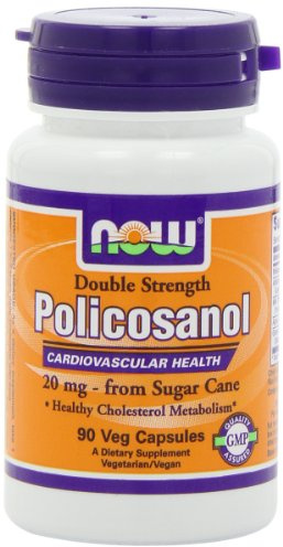NOW Policosanol 20 mg,90 Veg Capsules