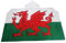 AZ FLAG - Umhangflagge Wales - 150x90 cm - Walisische Cape Fahne 100% Polyester mit Messing-Ösen - 110g