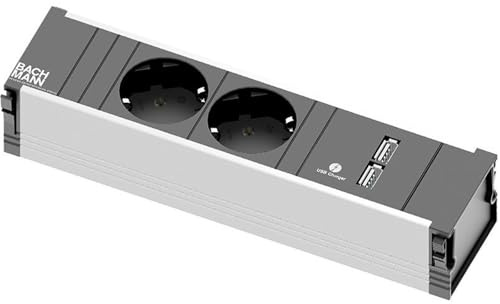 Bachmann Steckdosenleiste Aluminium Coni, 9120156