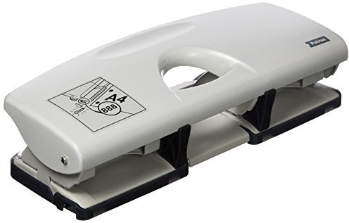 PETRUS 623360 - Taladro de oficina 4 agujeros gama PERLA modelo 405 color gris