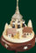 Rudolphs Schatzkiste Spieldose Seiffener Kirche mit Kurrende Höhe= 17cm NEU Spieluhr Spielwerk Musik Dose Figur Seiffen Erzgebirge Holz Dekoration Weihnachten