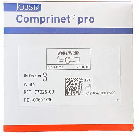 Comprinet pro Strumpf Knielang Größe 3 Weiß