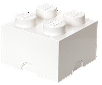 Lego Storage Brick 4 Medium White