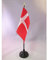 AZ FLAG - Tischflagge Dänemark - 15x10 cm Goldene Splitze - Dänische Tischfahne 10 x 15 Cm - Flaggen
