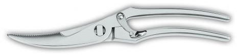 Giesser Messer Geflügelschere spezial aus Edelstahl - mit innenliegender Feder, Sägezahnung, Rostfrei, leicht auseinandernehmbar, Spülmaschinengeeignet, Ergonomische Griffe
