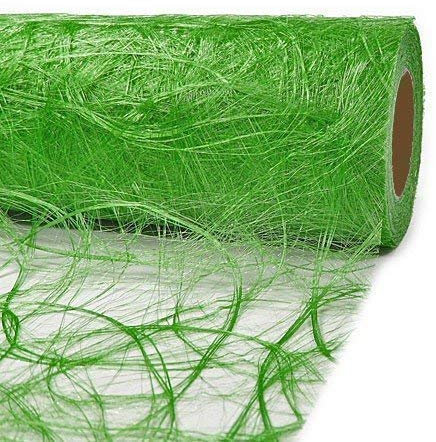 Sizoweb Tischläufer 60cm breit x 25m lang - APFELGRÜN