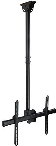 Mount-It! Deckenhalterung für TV-Fernseher - passend für 101-177cm (40 42 47 50 55 60 70-Zoll) Flachbildfernseher (höhenverstellbare Teleskopneigung & drehbar)