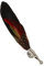 Broche Homme Costume Plumes Pour Fête de Mariage Décoration Cérémonie Nuptiale DIY-10cm - Noir, L