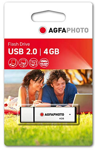 AgfaPhoto 4GB Speicherstick USB 2.0 Silber