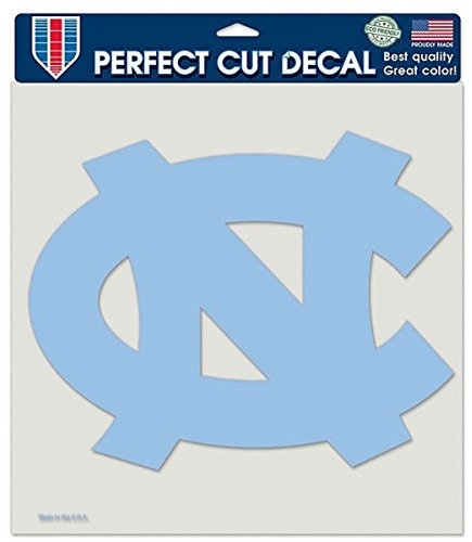 Wincraft NCAA Universität von North Carolina 80344015 perfekten Schnitt Farbe Aufkleber, 20,3 x 20,3 cm schwarz