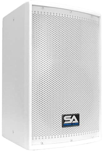 Seismic Audio - Arctic 10 - White 10 PA Speaker or Floor Monitor - 200 Watts RMS