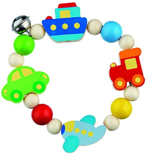 Heimess 735990 Greifling Elastik Fahrzeuge, Mehrfarbig