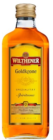 WILTHENER Goldkrone I genussvolle Spirituose I Goldi I 28% vol. I 1 x 0,2 l