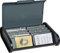 EXACOMPTA Visitenkartenbox/06811427 (68114D), schwarz/grau
