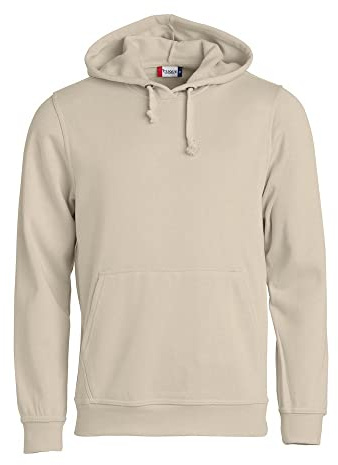 CliQue Herren Basic Kapuzenpullover, Beige (helles Khaki), XXXL