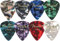 Fender Premium Celluloid 351 Shape Picks, Heavy, Blue Moto, 12er-Pack