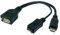 chenyang Cavo OTG Micro USB con alimentazione USB per Phone I9100 I9300 I9220 9250