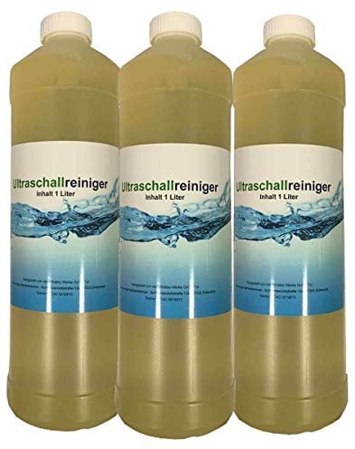 Ultraschallreiniger Reiniger Ultraschallbad Konzentrat für Brillen, Schmuck, Dental, Gold, Münzen, Teilewaschgerät, Zahnprothesen, Druckköpfen, HD Reiniger (3000 ml)