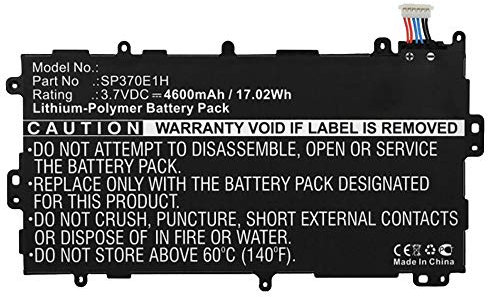 subtel Batteria SP3770E1H Compatibile con Samsung Galaxy Note 8.0 (GT-N5100/GT-N5110/GT-N5120) Ricambio da 4600mAh pila Tablet Sostitutiva