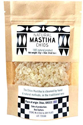 IconsGr Mastic de Chios 100% Naturel provenant Directement des producteurs de Mastic Petites Larmes 50gr