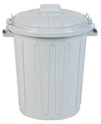 Curver Futtertonne mit Deckel 45 l hellgrau