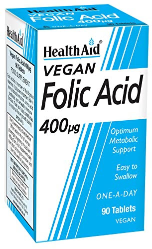 HealthAid Folic Acid 400g - 90 Tablets