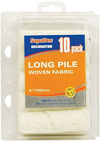 SupaBrands Pack of 10 Radiator roller refills for rough surfaces