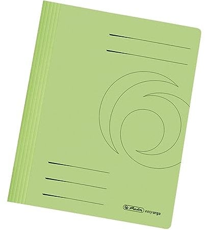 Herlitz 11037090 Schnellhefter A4 aus Karton gefaltet in hellgrün