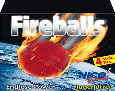 Fireball - 4 Stück/Schachtel - 36 Schachteln/Paket
