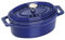 STAUB Cocotte Casseruola Ovale, Ghisa, Blu Scuro, 11 cm