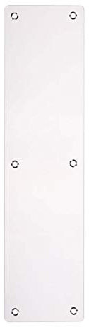 ZAS32RDSS Finger Plate Radius Corners 75x650mm SSS From The Door Handle Store