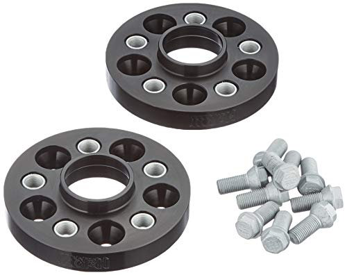 H&R DRA-System Spürverbreiterungsatz 40mm pro Achse - Lochkreis 5x100 - Mittenzentrierung 54,1mm - System M12x1,5 - kompatibel mit Audi/Seat/Skoda - Schwarz