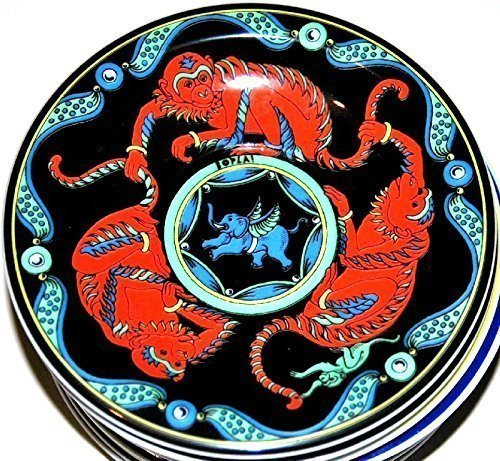 SAKI Wildlife (13cm Grundfarbe schwarz) BOPLA! Porzellan ESPRESSO TELLER kombinierbar mit allen BOPLA Espressotassen 0,09l ASSIETTE ESPRESSO - PIATTO ESPRESSO - ESPRESSO PLATE - PLATO ESPRESSO Ø13 CM, 5-1/8 IN. GEEIGNET ALS UNTERTASSE FÜR ESPRESSO TASSE, KLEINER BROTTELLER, FÜR ́S STÜCKCHEN ZWISCHENDURCH, FÜR KONFEKT USW. EINZELGEWICHT: 144G