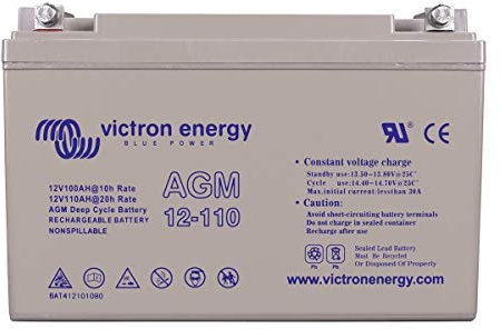 Batterie agm étanche (vrla) 12v/110ah - victron energy