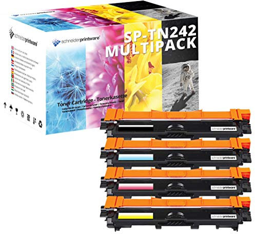 4 Schneider Printware Toner kompatibel zu TN-242 TN-246 Brother HL-3142cw, HL-3152cdw, HL-3172cdw, MFC-9332cdw, MFC-9142cdn, MFC-9342cdw, DCP-9022cdw