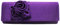 wocharm Satin Envelope Floral Flower Wedding Ladies Party Prom Evening Clutch Bag Handbag UK Post(Purple)