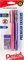 Pentel ZEH0521BP3 Radiergummi, 2 Clic Radiergummis, 1 kleiner Blockradierer