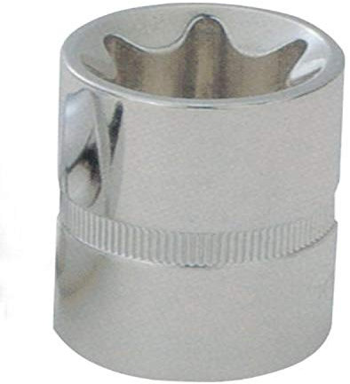 KS Tools 918.3981 - Douille 3/8 TORX E18 - Gamme CHROMEplus - En Chrome Vanadium - Finition chromée