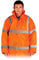 Winterarbeitsjacke wattiert Warnschutzjacke Gr. XXXL, Winterjacke, Sicherheitsjacke, Warnjacke