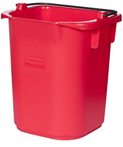 Rubbermaid Commercial Products 5L Bucket with Graduation - Red